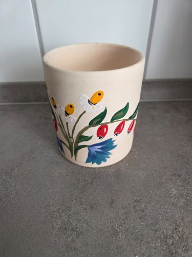 Wächtersbach tasse bemalt - wächtersbach,
