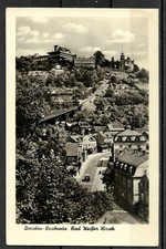 DDR 1956  sw. Postkarte - Dresden-Loschwitz Bad Weißer Hirsch -, gebraucht