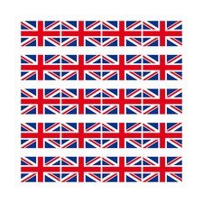 20 Aufkleber 2cm UK Union Jack