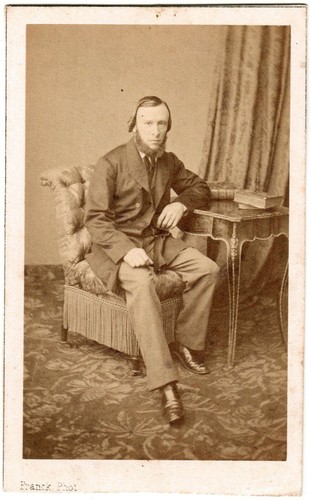 Cdv ein mann - mit, bart
