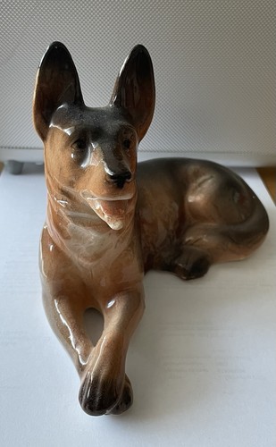 Liegender schäferhund - liegender,
