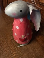 PAPE Osterhase Osterfigur Dekohase Metall 25 cm hoch Osterdeko Hase Ostern NEU