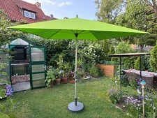 Glatz Kurbelschirm ALU-TWIST 200x250 aluminium frühlingsgrün