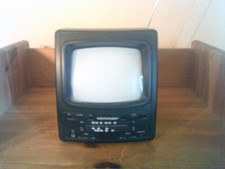 tragbarer TV-Fernseher s/w inkl. Radio - Camping etc - Micromaxx