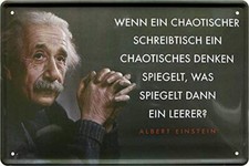 Blechschild Albert Einstein