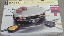 TCM Raclette-Grill für 8 Personen – 1000 Watt, stufenlose Temperaturregelung