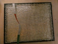 Glasscheibe Milchglas Opakglas ca. 36 x 25 x 2 Glas Scheibe Fensterglas