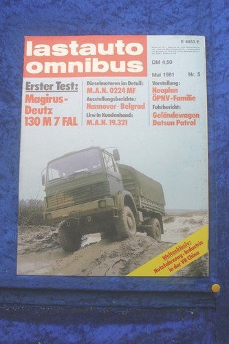 Lastauto omnibus man - 5, /81
