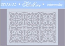 Schablone-Vintage-Shabby-A4-A3