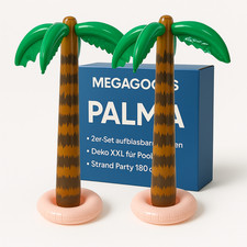 2er-Set aufblasbare Palmen