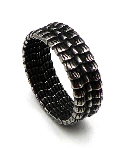 Ring aus edelstahl - ring, silber