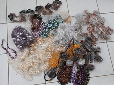 ** POSTEN   10 KG Modeschmuck XL aus Geschäftsauflösung , Ketten , Perlen &Kugel