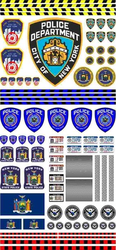 Decal cars modellbau - us-cars, rc