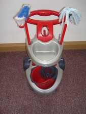 "THEO KLEIN" Vileda Putzwagen Besenwagen Haushaltsgerät für Kinder Guter Zustand