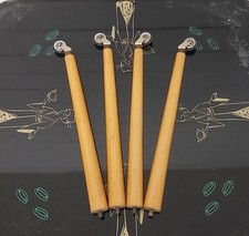 4 Tischbeine mit Rollen,Schrankbeine,Stuhlbeine, DDR Möbel,VEB,Mid Century