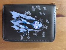 Portmonee Geldbörse Groß Schwarz Kunstleder