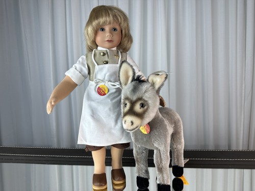 Steiff puppe tischlein deck - ,