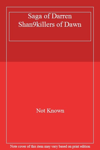 Saga darren shan9killers - saga, of