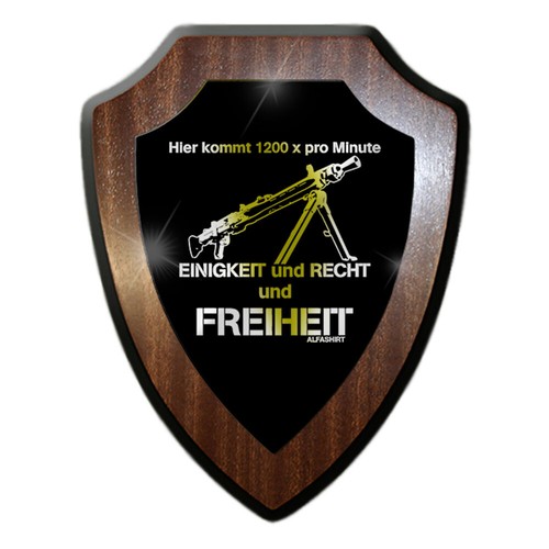 Wappenschild mg3 einigkeit - mg3,