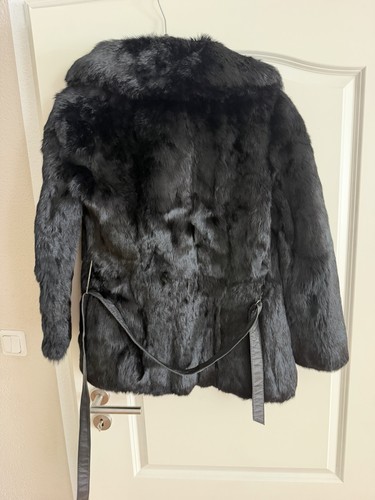 Dunkle echtpelz jacke 40 - gr.,