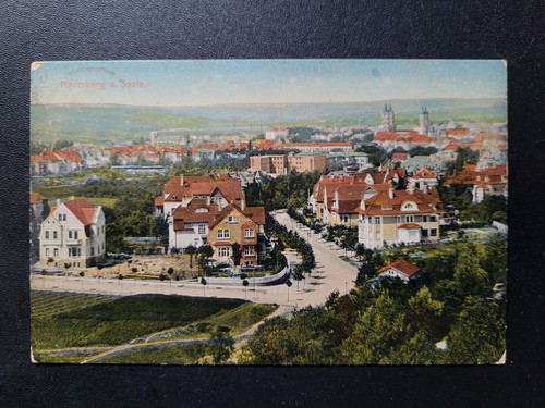Naumburg saale blick auf - ak,