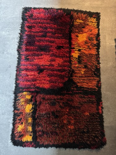 Teppich 60er 70er jahre space - teppich,