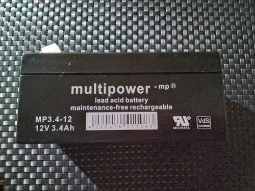 Multipower blei akku - multipower, mp3.4-12