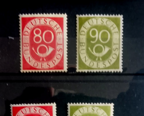 Brd 137 138 posthorn - mi, 137-138