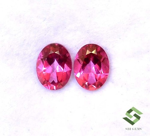 8x6 natürlich rosa topas - natürlich,