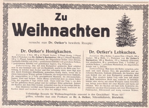 Oetker original werbung - oetker,
