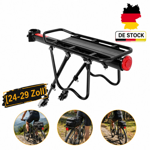 Alu fahrrad gepäckträger - fahrrad,
