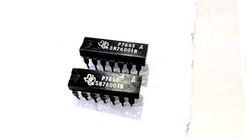Texas instruments sn76001 ic - texas, n
