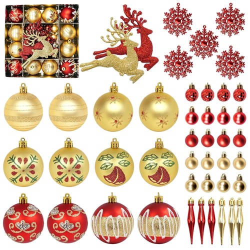 Weihnachtskugeln stück rot - weihnachtskugeln,
