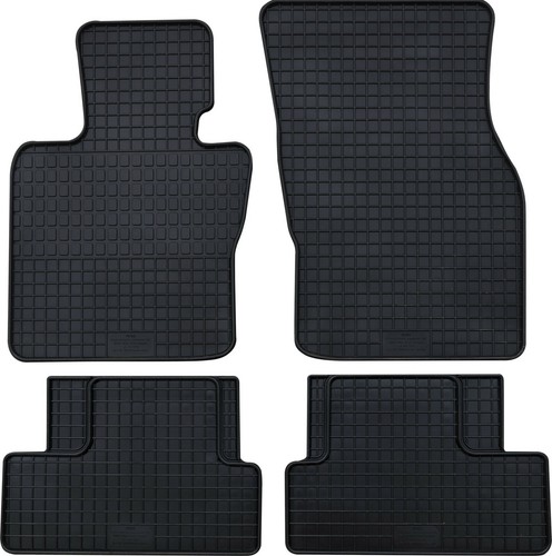Gummimatten teile schwarz - 4-teile,