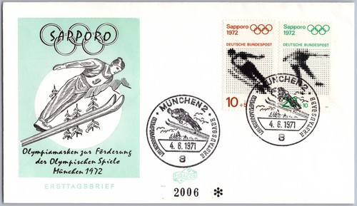 Bund fdc olympiamarken - fdc,
