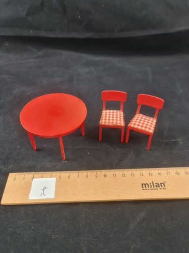 Tisch mit stuhl - mit, 2x
