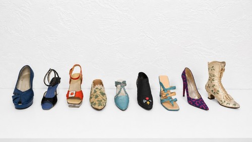 Just the right shoe - just, by