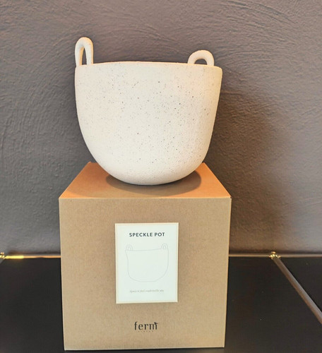 Ferm living speckle pot - pot, weiß