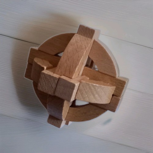 Denkspiel holzpuzzle - denkspiel, 3d
