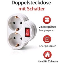 Schuko doppelstecker - 1x,