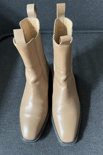 Aeyde stiefelette beige - aeyde,