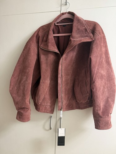 Zara damen leder bomberjacke - leder,