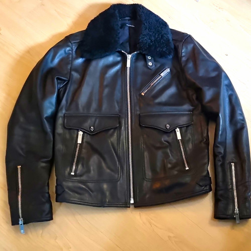 The kooples leder bikerjacke - leder,