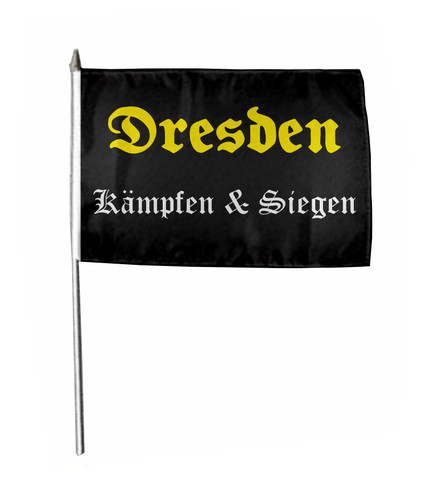 Stockflagge dresden kämpfen - stockflagge,