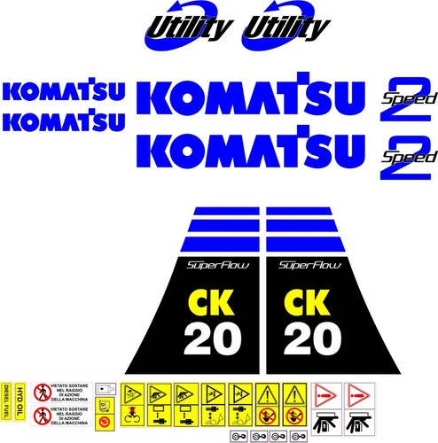 Komatsu aufkleber - komatsu, ck