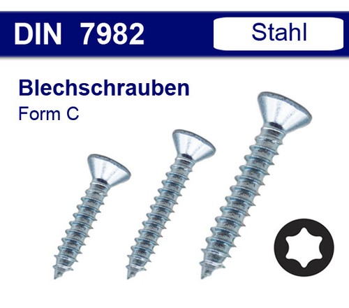 Blechschrauben mit spitze - mit,
