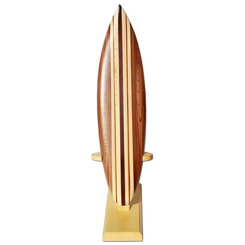 Deko holz surfboard lang - holz, 30