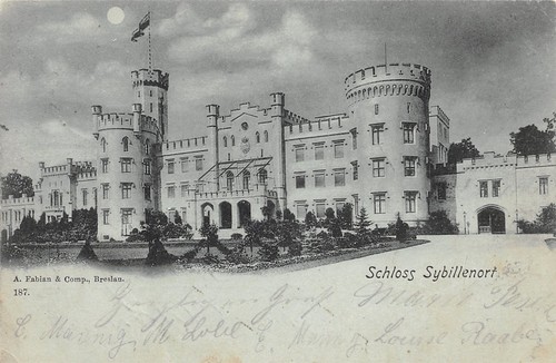 413302 schloß sybillenort - ak,