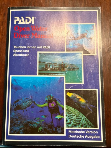 Padi open water - water, manual