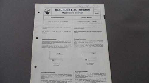 Blaupunkt autoradio mannheim - blaupunkt,
